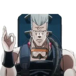 👌 Jean Pierre Polnareff JoJo's Bizarre Adventure Anime, Jojo, Jean Pierre Polnareff, Personaggio, Adesivo telegram sticker