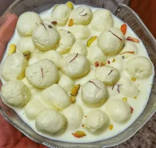 🧆 rasmalai, dessert, indian, sweet, food telegram sticker