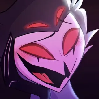 🦉 Stolas Helluva Boss burung hantu, iblis, neraka, pangeran, kartun telegram sticker