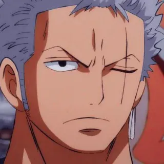 💚 Zoro One Piece anime, one piece, zoro, roronoa zoro, swordsman telegram sticker