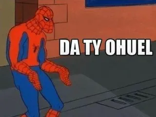 😤 Spider-Man DA TY OHUEL spider-man, meme, funny, marvel, superhero telegram sticker