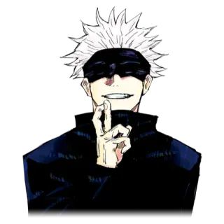 🤞 Satoru Gojo Jujutsu Kaisen Anime, Manga, Gojo Satoru, Jujutsu Kaisen telegram sticker