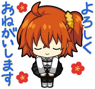 🙂 よろしくお願いします
おねがいします Anime, Jepang, Sapaan, Karakter, Imut telegram sticker