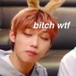 🤬 bitch wtf meme, offensive, profanity, slang telegram sticker