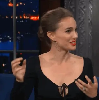 🍄 Natalie Portman atriz, celebridade, mulher, retrato telegram sticker