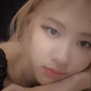 🍰 Rose Frau, Porträt, Kpop, Sängerin, Rose, Blackpink telegram sticker