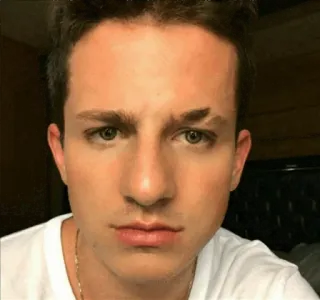 💙 Charlie Puth Person, Sänger, Porträt, Promi telegram sticker