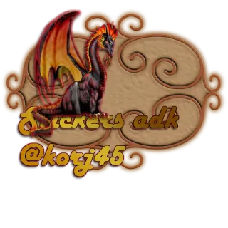 🐉 Stickers adk
@korj45 draak, stickers telegram sticker