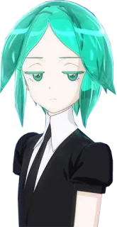 😑 Phosphophyllite Land of the Lustrous Anime, Manga, Charakter, Phosphophyllit, Land der Juwelen, Ausdruckslos whatsapp sticker