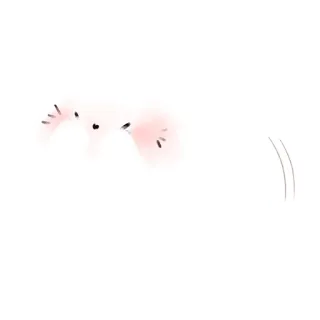 😳 sonrojo, kawaii, lindo, cara, simple, sticker telegram sticker