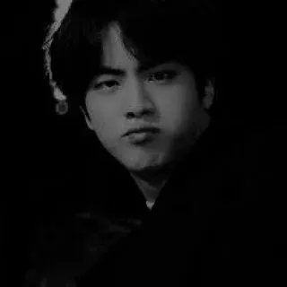 ✖️ Jin kpop, bts, jin, chanteur, visage, portrait telegram sticker