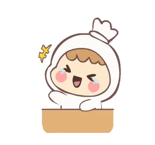 ⭐ süß, aufkleber, kawaii, knödel, cartoon whatsapp sticker