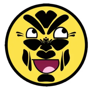 😜 emoji, face, expression, funny, cartoon whatsapp sticker