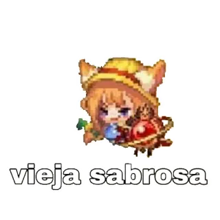 ⭐️ vieja sabrosa наклейка, аниме, мультфильм telegram sticker
