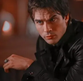 🎭 Damon Salvatore The Vampire Diaries vampire, drama, teen, supernatural, character, male telegram sticker