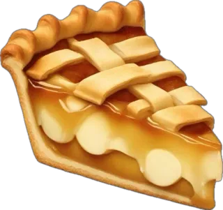 🤩 Kuchen, Dessert, Essen, Stück, Apfelkuchen, Bäckerei telegram sticker