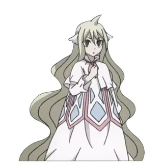 ✊️ Mavis Vermillion Fairy Tail Anime, Manga, Fairy Tail, Mavis Vermillion, Personaggio, Cartone animato telegram sticker