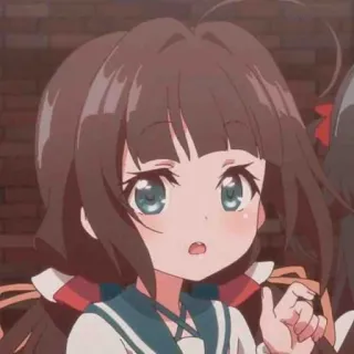 🐹 Anime, Desenho animado, Mangá, Garota, Bonito, Animado, Personagem telegram sticker