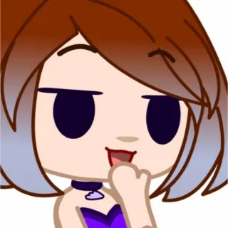 🌚 Мультфильм, Аниме, Персонаж, Чиби, Милый, Манга, Иллюстрация telegram sticker