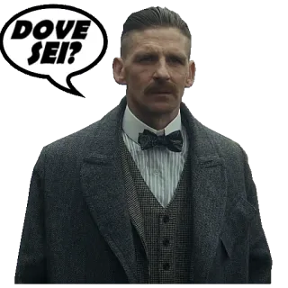 😑 DOVE SEI? homem, italiano, onde você está, terno, gravata borboleta telegram sticker