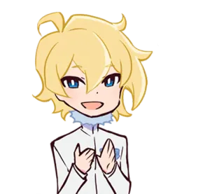 👏 Tanya Degurechaff Saga of Tanya the Evil anime, isekai, military, blonde, girl whatsapp sticker