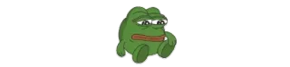 😔 Pepe the Frog Meme, Kikker, Internetcultuur, Verdrietig whatsapp sticker