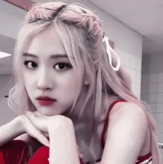 🥏 Rosé Rosé, cantora, celebridade, retrato, k-pop, mulher whatsapp sticker