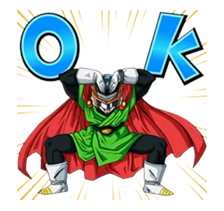 👌 OK ok, approvazione, accordo, cartone animato, personaggio, anime telegram sticker