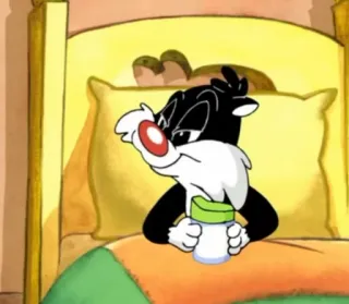 🧃 Sylvester Looney Tunes Dessin animé, Bébé, Sylvestre, Looney Tunes, Chat, Chaton telegram sticker