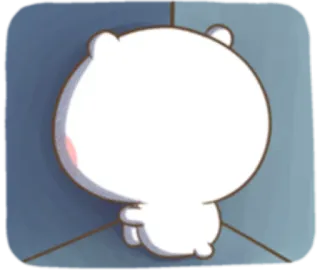 😭 медведь, милый, мультфильм, животное, стикер telegram sticker