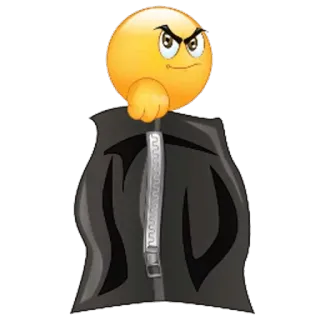 😪 Emoji, Wütend, Jacke, Gewalt telegram sticker
