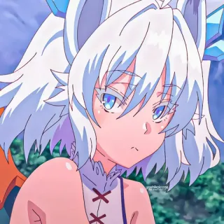 💙 Anime, Personaggio, Illustrazione, Cartone animato, Carino, Opera d'arte telegram sticker