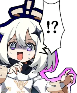 ⁉️ Paimon Genshin Impact !?  Anime, Genshin Impact, Paimon, Comida de emergência, Video game telegram sticker