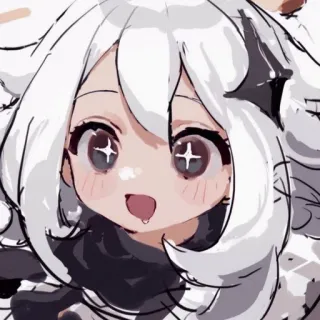 😍 Paimon Genshin Impact anime, paimon, genshin impact, video game, character, cute telegram sticker