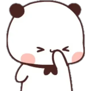 😝 パンダ, かわいい, 動物, ステッカー, 漫画, 可愛い telegram sticker