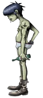 😴 Murdoc Niccals Gorillaz Cartone animato, Personaggio, Murdoc Niccals, Gorillaz, Musica, Band telegram sticker