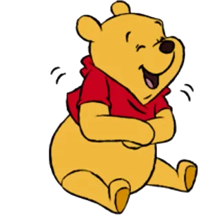 🤣 Winnie the Pooh Винни Пух, мультфильм, медведь, Disney, персонаж, милый telegram sticker