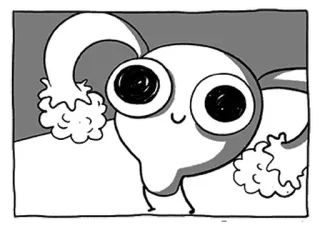 👺 ovary, uterus, anatomy, cartoon, kawaii, cute, female health whatsapp sticker