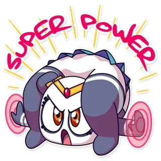 🙌 SUPER POWER Суперсила, Аниме, Мультфильм, Наклейка whatsapp sticker