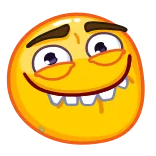😅 emoji, face, expression, cartoon, funny telegram sticker