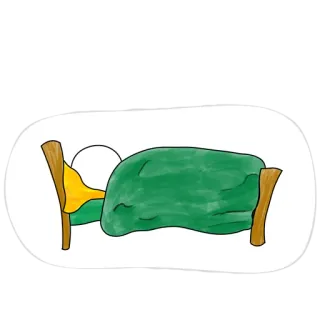 😴 cama, sono, dormir, quarto, descanso, cobertor whatsapp sticker