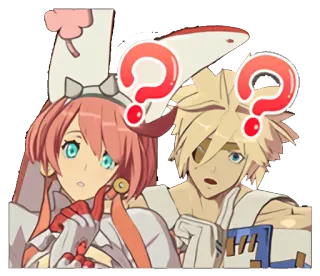 ❓ Anime, Pregunta, Lindo, Sorprendido, Confundido whatsapp sticker
