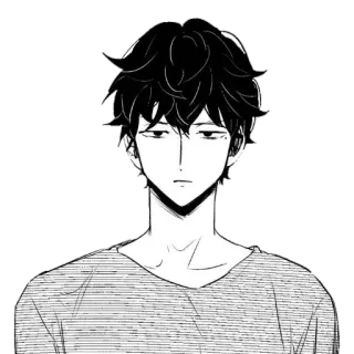 🪁 อนิเมะ, มังงะ, ภาพเหมือน, ผู้ชาย, ตัวละคร, ศิลปะ, ภาพประกอบ telegram sticker