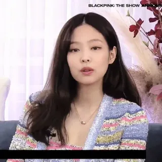 🍬 Jennie BLACKPINK: THE SHOW BLACKPINK: THE SHOW ANNOUNC K-pop, นักร้อง, ผู้หญิง, เจนนี่, Blackpink, The Show telegram sticker