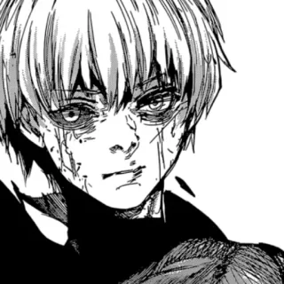 🖤 Ken Kaneki Tokyo Ghoul Anime, Manga, Sombre, Sang, Horreur, Goule telegram sticker