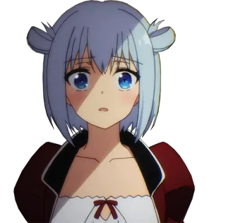 😨 Anime, Chica, Lindo, Dibujos animados, Sticker telegram sticker