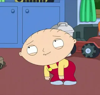 🧸 Stewie Griffin Family Guy Stewie Griffin, cartoon, Family Guy, funny, comedy, tv show telegram sticker