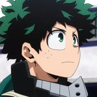 🥦 Izuku Midoriya My Hero Academia anime, hero, manga, deku, my hero academia, izuku midoriya telegram sticker