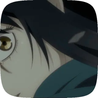 🫣 Anime, Oog, Gezicht, Manga, Close-up, Portret whatsapp sticker