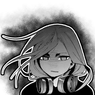 😡 Anime, Manga, Wanita, Headphone, Kartun whatsapp sticker